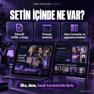 İnfluencer Yarat — AI Karakter ve İçerik Üretimi Eğitimi