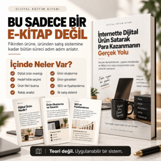 İnternette Dijital Ürün Satarak Para Kazanmanın Gerçek Yolu