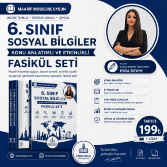 6. Sınıf Sosyal Bilgiler Fasikül Seti + Etkinlikler