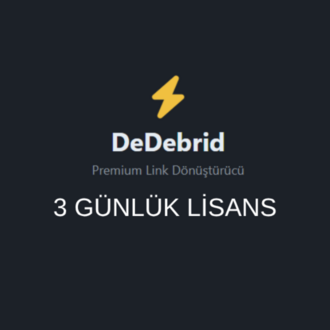 DeDebrid 3 Günlük Lisans