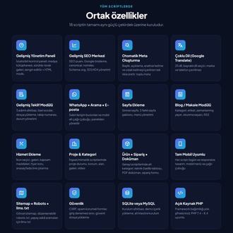18 Adet Premium Script