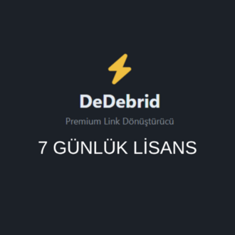 DeDebrid 7 Günlük Lisans