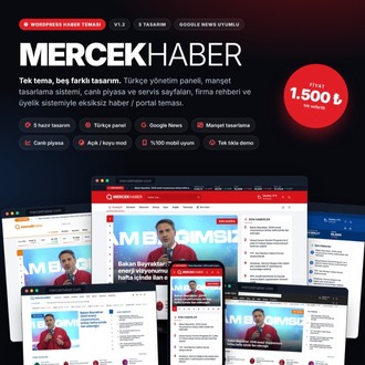 Mercek Haber Wordpress Teması