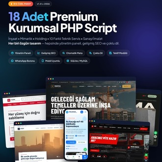 18 Adet Premium Script