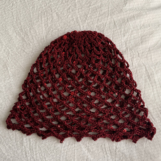 Pullu kafa aksesuarı (Bordo)