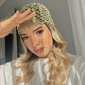 Pullu kafa aksesuarı (haki)