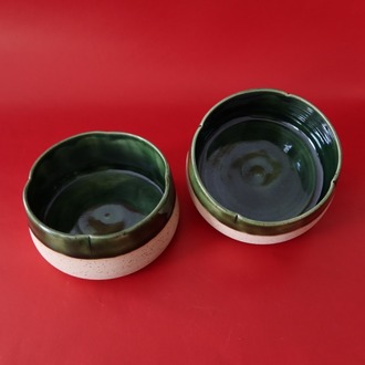 Clover Bowl Christmas Green