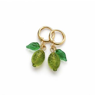 Murano Lime Küpe