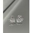 Gümüş swarovski küpe