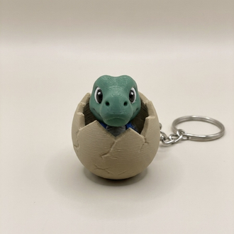Clicker'lı Dinozor Anahtarlık