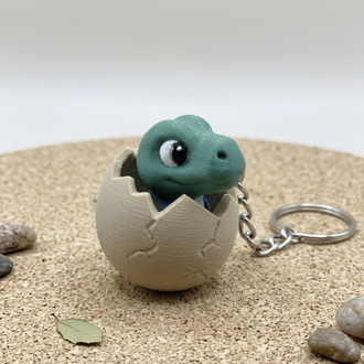 Clicker'lı Dinozor Anahtarlık