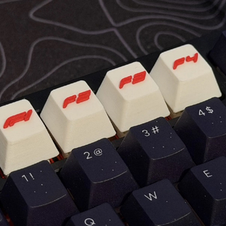 F1 F2 F3 F4 Keycap Seti – Gaming Klavye Tuşları