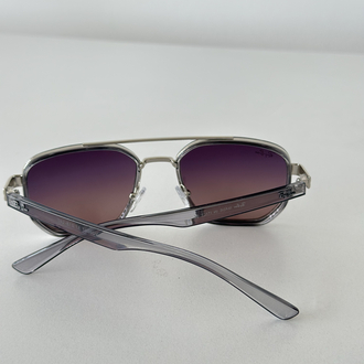 RB üstü çıtalı Bordo cam silver FÜME GÖZLÜK RB1234