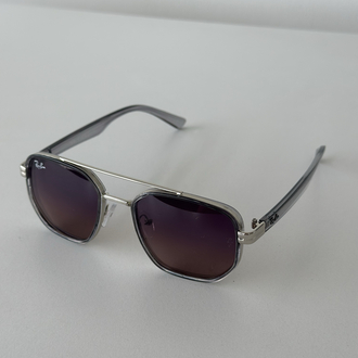 RB üstü çıtalı Bordo cam silver FÜME GÖZLÜK RB1234