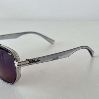 RB üstü çıtalı Bordo cam silver FÜME GÖZLÜK RB1234