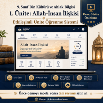 9. SINIF 1. ÜNİTE -ETKİLEŞİMLİ ÖĞRENME