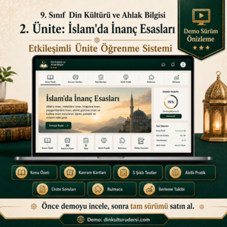 9. SINIF 2. ÜNİTE -ETKİLEŞİMLİ ÖĞRENME SİSTEMİ