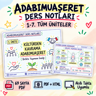 SEÇMELİ ADABIMUAŞERET DERS NOTLARI 