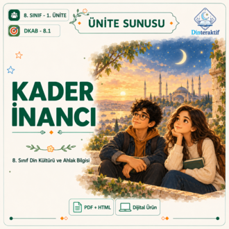 8. Sınıf 1. Ünite: Kader İnancı /Huma-n
