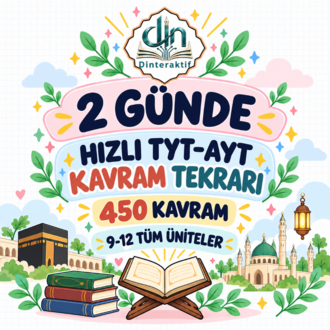 TYT-AYT DİN KÜLTÜRÜ KAVRAM KARTLARI