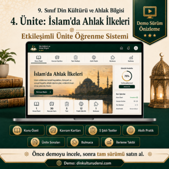 9. SINIF 4. ÜNİTE -ETKİLEŞİMLİ ÖĞRENME