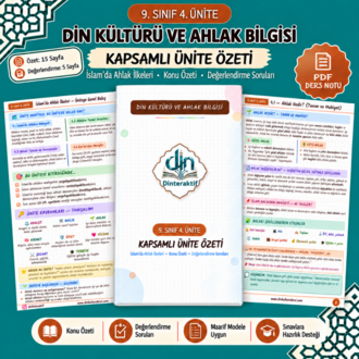 9. SINIF 4. ÜNİTE KAPSAMLI ÖZET-DEĞERLENDİRME PDF