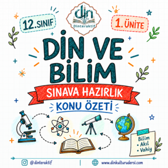 12. SINIF 1. ÜNİTE KOLAY TEKRAR