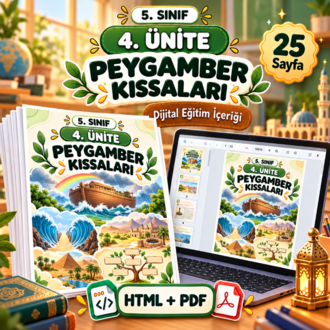 5. SINIF 4. ÜNİTE - PEYGAMBER KISSALARI