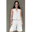 Zara Model Keten Yelek-Şort Takım