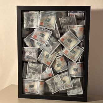 Cash Empire 3D tasarım çerçeve - 30x40 cm