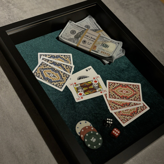 High Stakes 3D Tasarım Çerçeve 30x40 cm