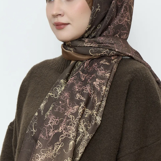 Sarmaşık Desen Lina Şal