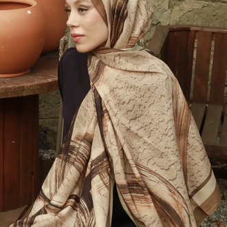 Medcezir Desen Lina Şal