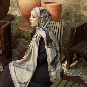 Medcezir Desen Lina Şal