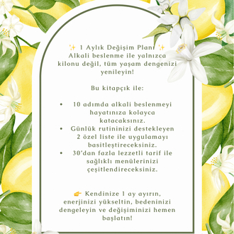 10 Adımda Alkali Beslen Zayıfla GÜÇLÜ BİR BAŞLANGIÇ