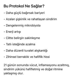 LANSMAN FİYATI İLE 21 GÜNLÜK BAĞIRSAK ONARIM DİYETİ