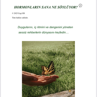 Lansman indirimi ile e-kitap  Hormonların Sana Ne Söylüyor ?