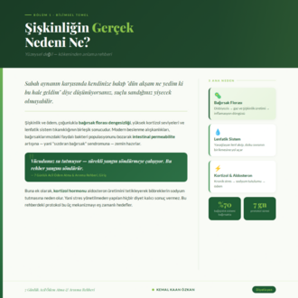 7 Günlük Ödem Yönetimi ve Hafifleme Kılavuzu