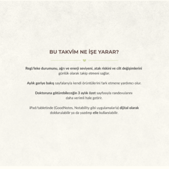 Döngü Takvimi — PMOS ile Farkındalık ve Öz-Şefkat Günlüğü