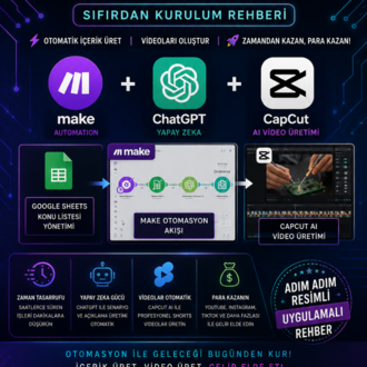 Make + ChatGPT + CapCut AI Shorts Otomasyon Sistemi
