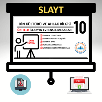 10.Sınıf 3.Ünite-İslam’ın Evrensel Mesajları-Ünite Slaytı