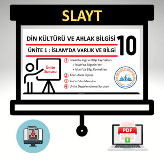 10.Sınıf 1.Ünite / İslam'da Varlık ve Bilgi Ünite Slaytı