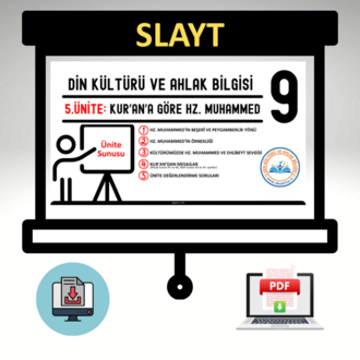 9.Sınıf 5.Ünite/Kur’an’a Göre Hz. Muhammed-Ünite Sunusu