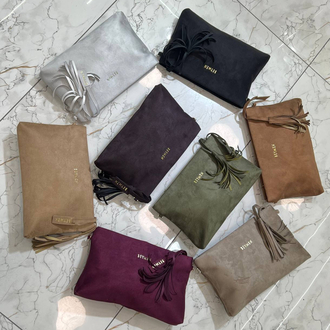 Süet Clutch