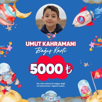 Umut Kahramanı Bağış Kartı