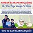 500 TL BAYRAM HARÇLIĞI