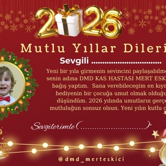YENİ YIL TEBRİK KARTI