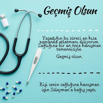 Geçmiş Olsun Kartı