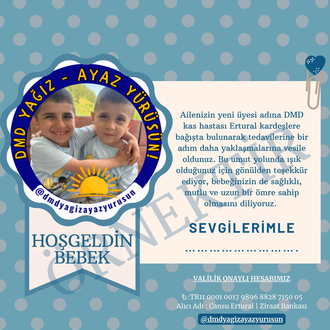 Hoşgeldin Bebek Bağış Kartı