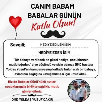 Babalar günü dijital kart
